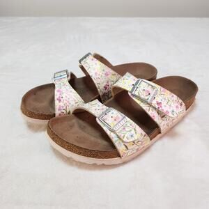 Birkenstock Arizona Vegan Ditsy Floral Sandals Womens 37 6 6.5 Narrow Coquette